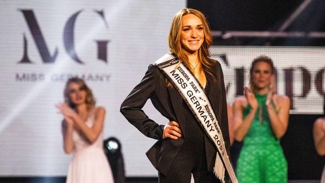 Applaus: Anja Kallenbach ist zur Miss Germany 2021 gekürt worden.