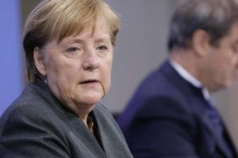 Kanzlerin Angela Merkel (CDU) und Bayerns Ministerpräsident Markus Söder (CSU): Beide sprachen zuletzt immer wieder von Öffnung.