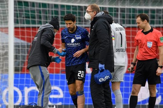 Droht länger auszufallen: Hertha-Profi Sami Khedira.