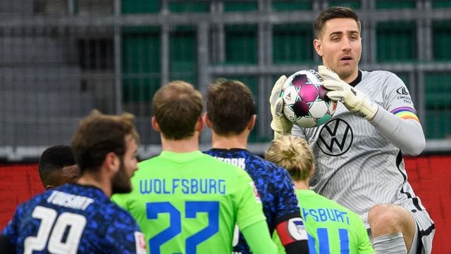 Hielt auch gegen Hertha sein Tor sauber: Wolfsburg-Keeper Koen Casteels. Hielt auch gegen Hertha sein Tor sauber: Wolfsburg-Keeper Koen Casteels.