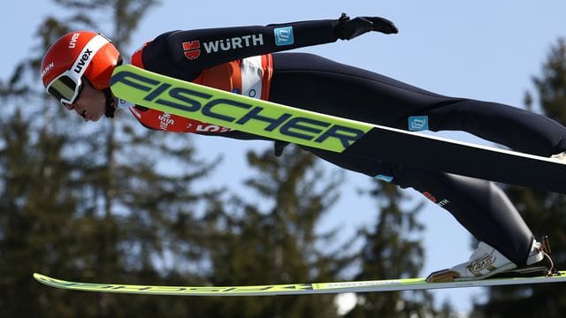 Zeigte im Teamwettbewerb eine starke Leistung im Springen: Eric Frenzel.