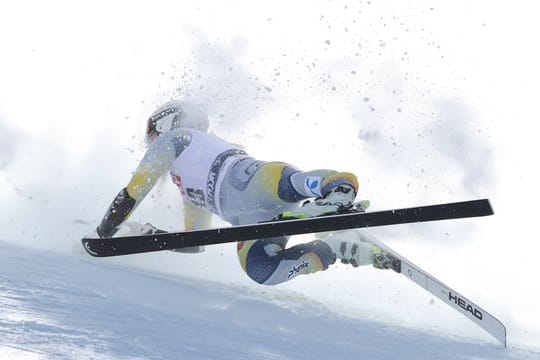 Stürzte schwer beim Super-G in Italien: Kajsa Vickhoff Lie.