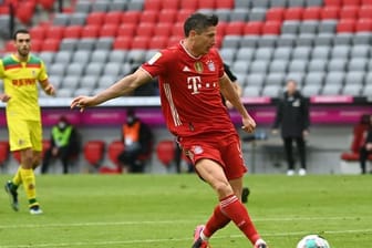 Zeigte sich auch gegen Köln treffsicher: Bayern-Torjäger Robert Lewandowski.
