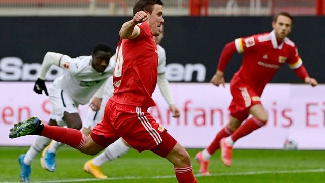 Brachte Union Berlin gegen Hoffenheim vom Punkt in Führung: Max Kruse. Brachte Union Berlin gegen Hoffenheim vom Punkt in Führung: Max Kruse.