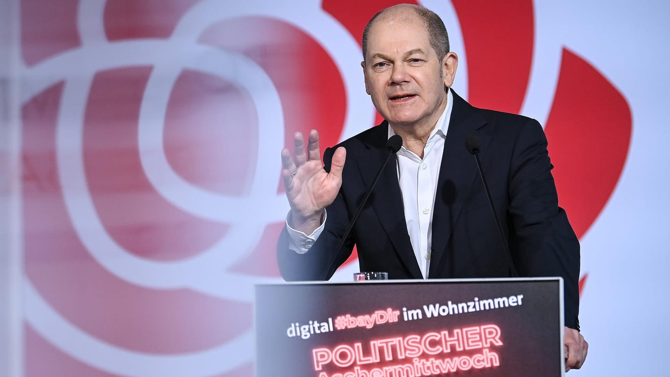 Der SPD-Spitzenkandidat Olaf Scholz: In einem Entwurf skizziert die SPD, wie sie in den Wahlkampf ziehen will.