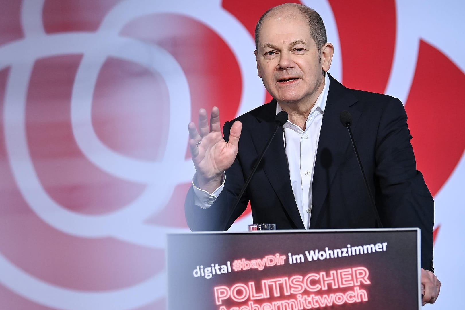 Der SPD-Spitzenkandidat Olaf Scholz: In einem Entwurf skizziert die SPD, wie sie in den Wahlkampf ziehen will.