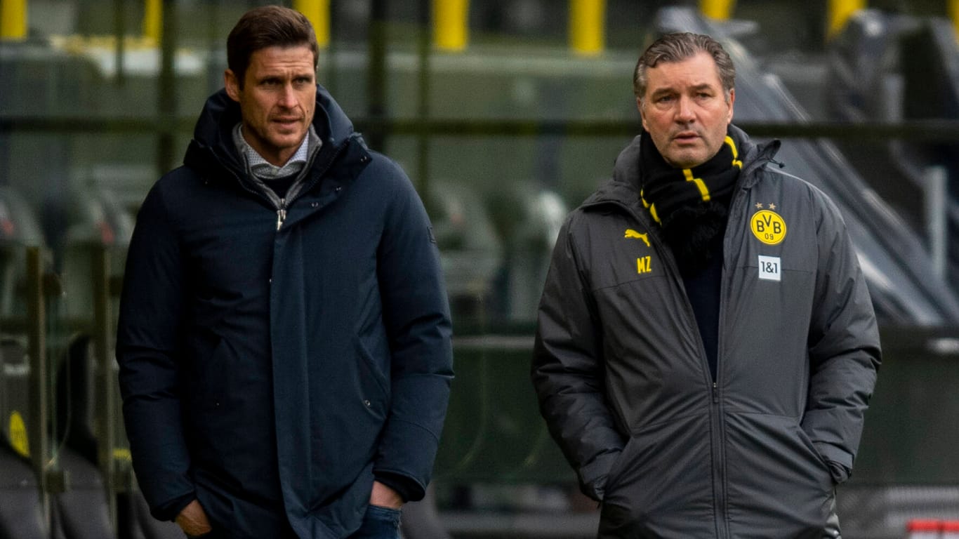 Beim BVB in verantwortlicher Position: Sebastian Kehl und Michael Zorc.