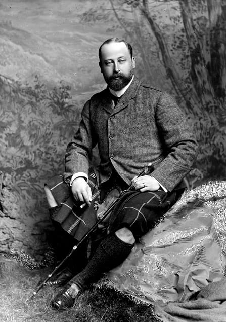 Edward VII. (1841–1910): Der König auf einer Fotografie um 1880.