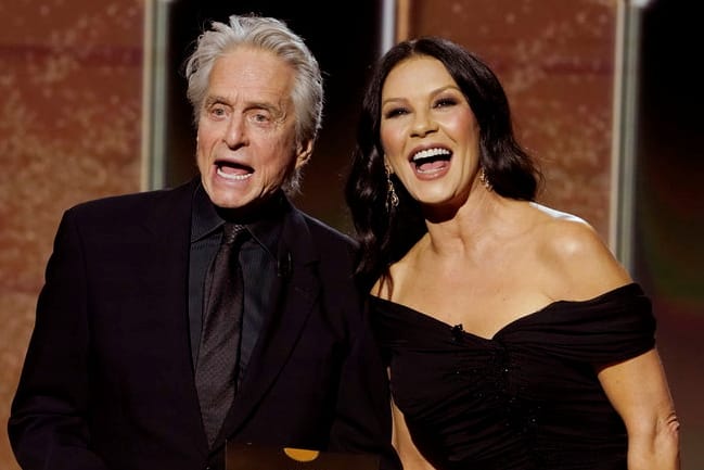 Michael Douglas und Catherine Zeta-Jones: Die Golden Globe Awards in New York City trumpften trotz Pandemie mit viel Starpower.