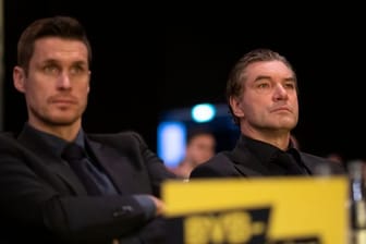 Sebastian Kehl (l) wird im Sommer 2022 Michael Zorc (r) als BVB-Sportdirektor ablösen.