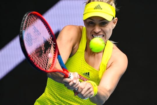 Steht beim Turnier in Doha im Achtelfinale: Angelique Kerber in Aktion.