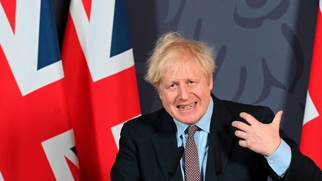 Kann sich mehr Spiele der Fußball-EM in Großbritannien vorstellen: Premierminister Boris Johnson. Kann sich mehr Spiele der Fußball-EM in Großbritannien vorstellen: Premierminister Boris Johnson.