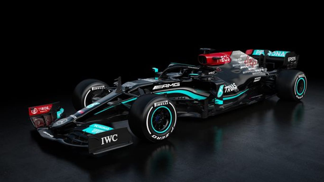 Das neue Auto von Weltmeister Lewis Hamilton und Teamkollege Valtteri Bottas: Der Mercedes-AMG F1 W12 E.