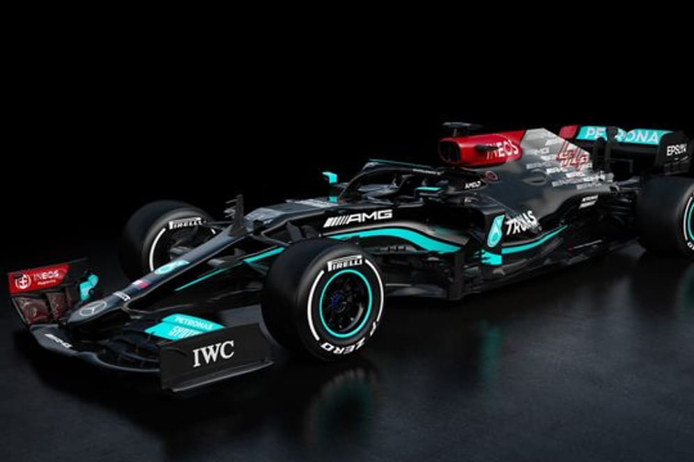 Das neue Auto von Weltmeister Lewis Hamilton und Teamkollege Valtteri Bottas: Der Mercedes-AMG F1 W12 E.