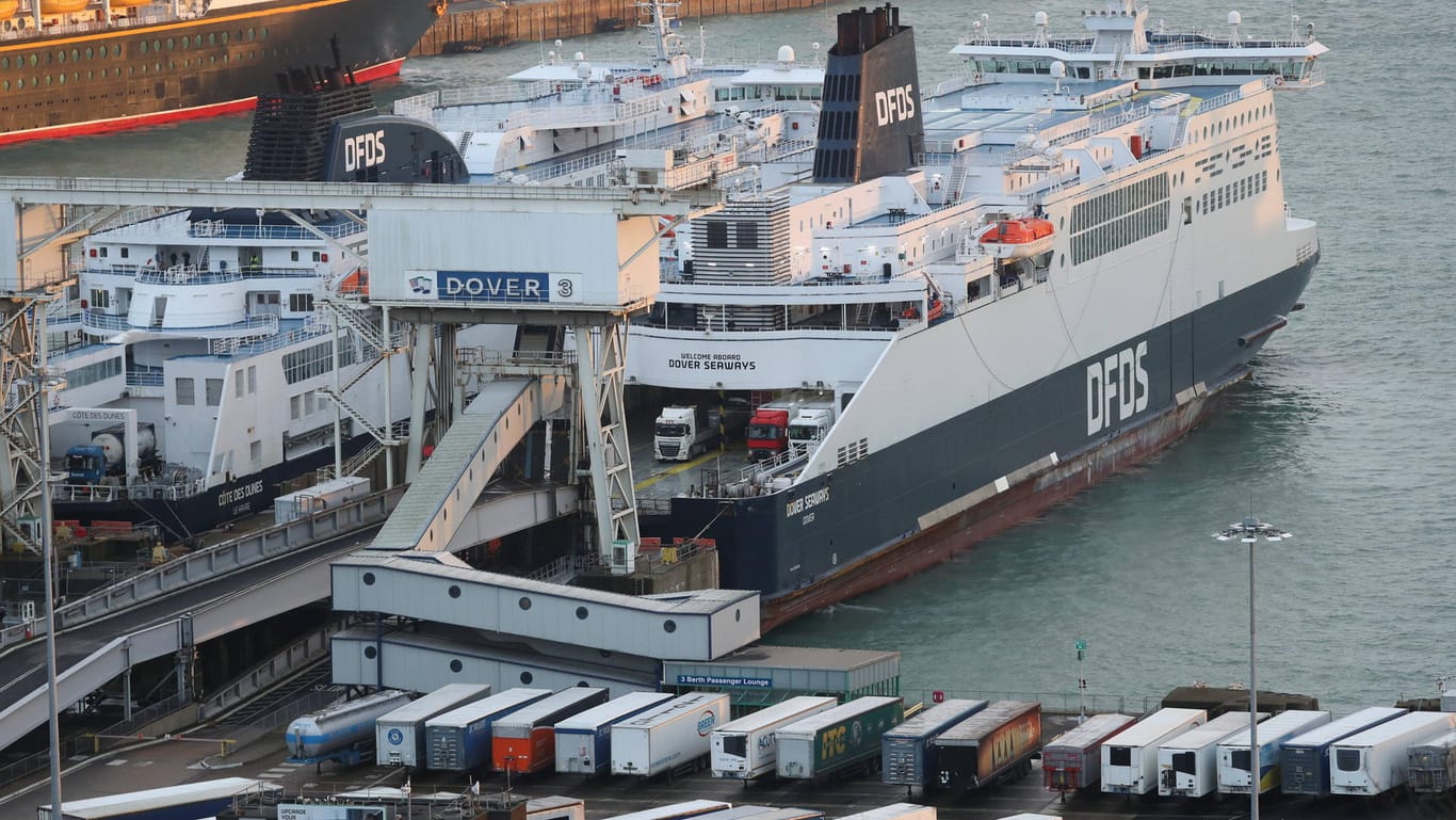 Hafen von Dover (Symbolbild): Viele Unternehmen kämpfen mit Zollproblemen.