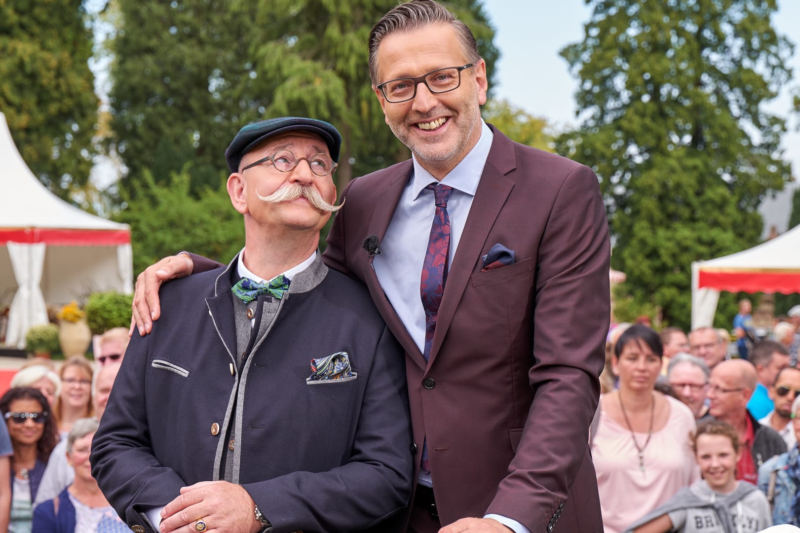 "Bares für Rares": Moderator Horst Lichter und Experte Detlev Kümmel sind schon lange Teil der Show.