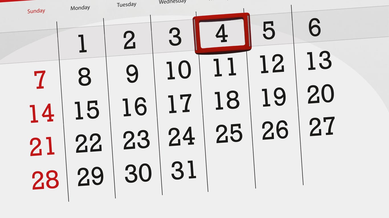 Terminkalender: Der 4.3.21 ist ein wahrer Countdowntag.