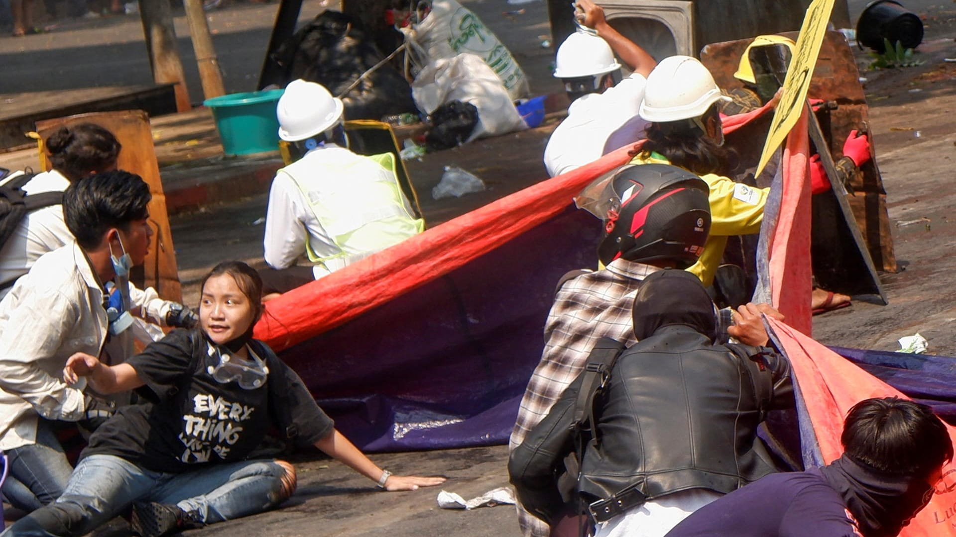 Proteste in Myanmar: Dort starben erneut zehn Menschen durch Polizeigewalt.