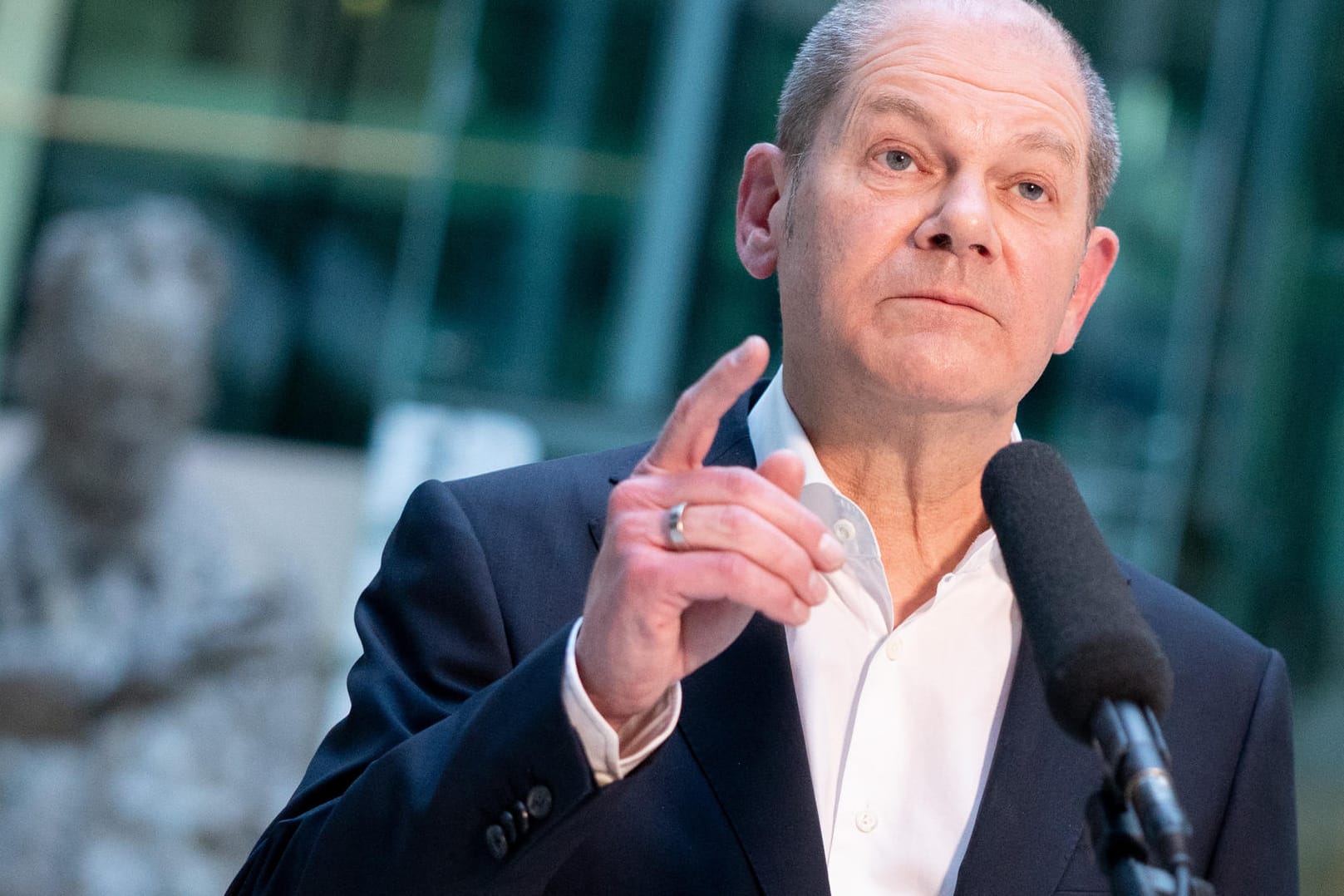 Finanzminister Olaf Scholz (SPD): "Je schneller wir mit dem Impfen vorankommen, desto mehr gewinnen wir unseren Alltag zurück".