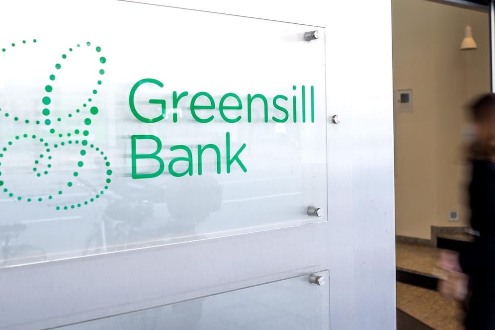 Logo der Greensill Bank (Symbolbild): Das Geldhaus hat Finanzprobleme.