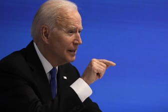 Joe Biden: Der US-Präsident sieht die lokalen Lockerungen in einigen US-Bundesstaaten als "großen Fehler".