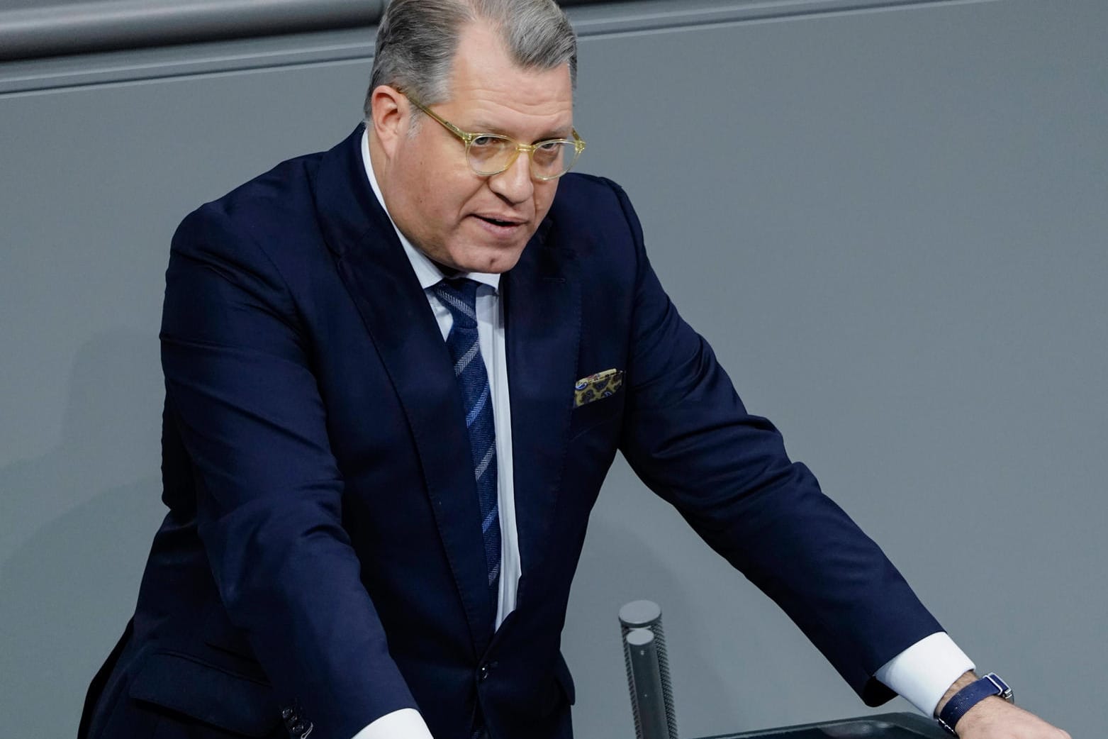 Der CSU-Abgeordnete Michael Kuffer im Bundestag: Interessenkonflikte seiner Nebentätigkeiten mit dem Abgeordnetenmandat sieht er nicht.