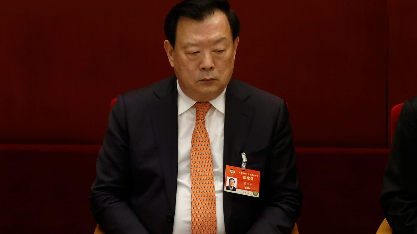 Xia Baolong bei der Konsultativkonferenz des chinesischen Volkes in Beijing: Hongkongs politisches System steht offenbar vor einem weitreichenden Umbau.