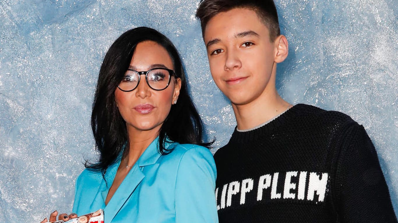 Verona Pooth und Sohn Diego: Der 17-Jährige will wie seine Mutter im TV Karriere machen.