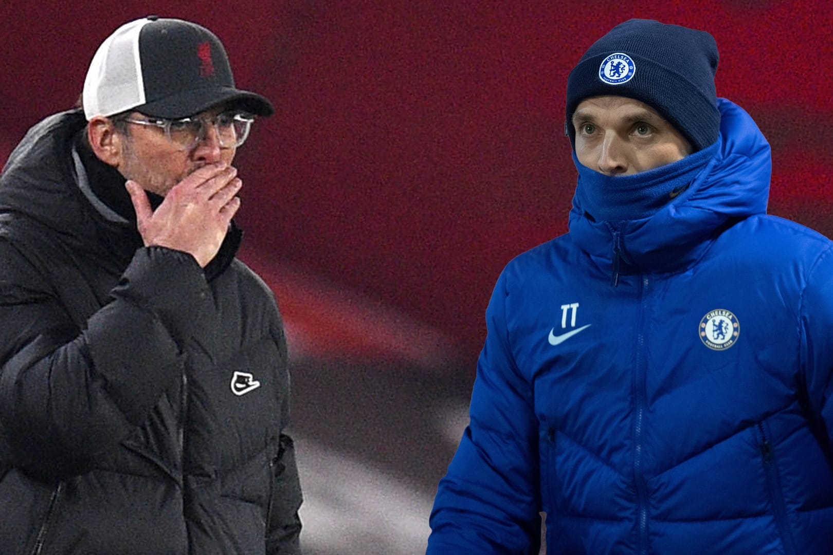 Jürgen Klopp (l.) gegen Thomas Tuchel: Sie treffen am Donnerstag bereits zum 15. Mal in ihrer Trainer-Karriere aufeinander.