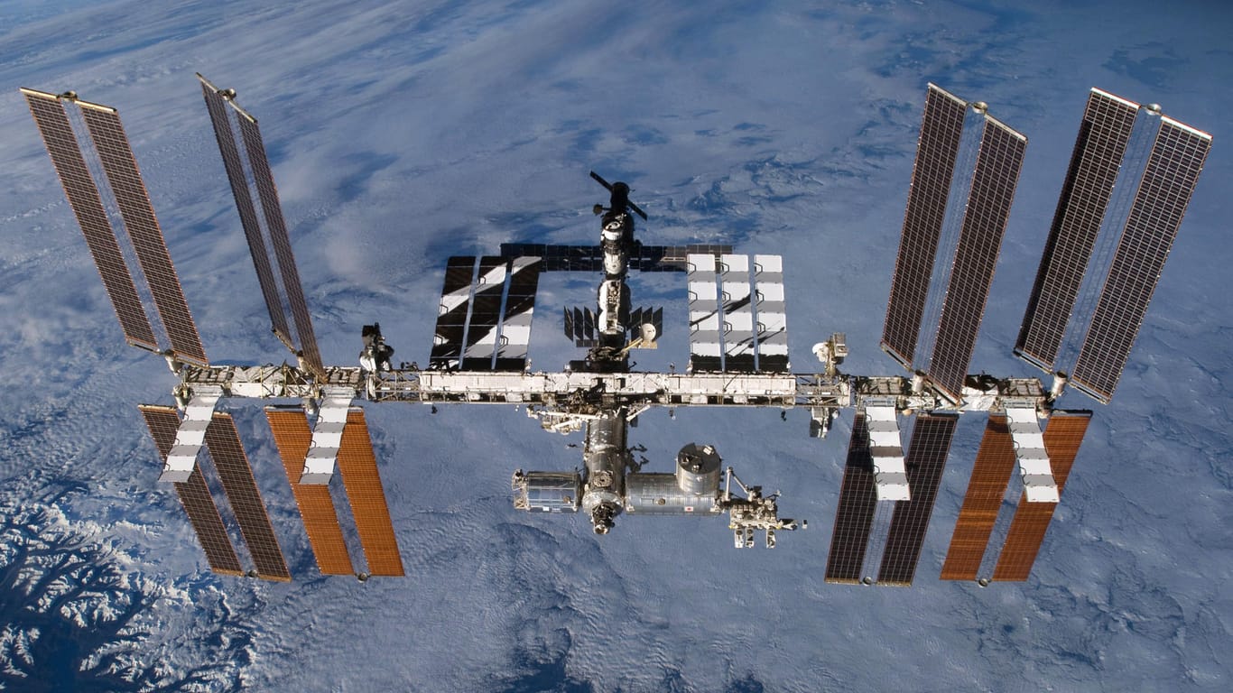 Raumstation ISS: Kreist rund 400 Kilometer über der Erde im All.