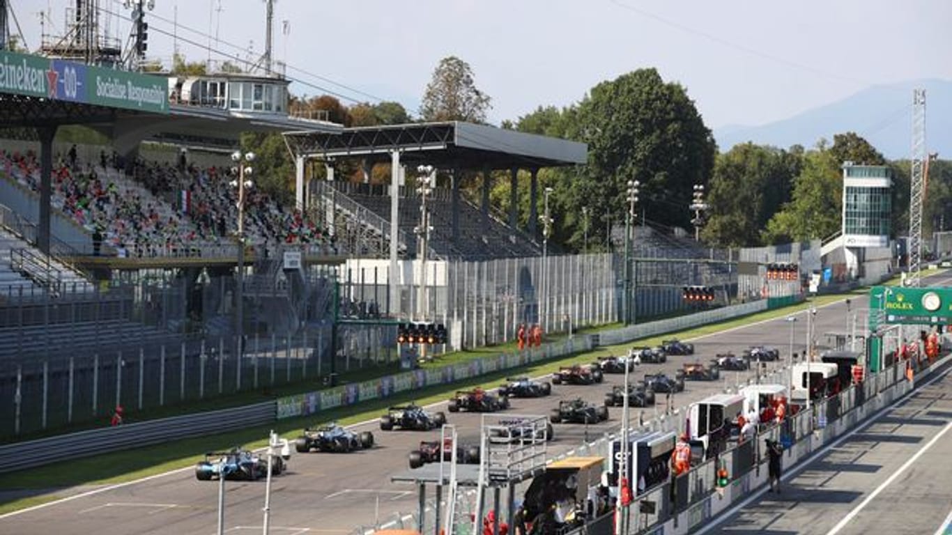 RTL hat sich mit Sky über die Übertragung der Rennen in Imola, Barcelona, Monza (im Bild) und Sao Paulo geeinigt.