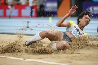 Zitterte sich in Finale der Hallen-EM: Malaika Mihambo.