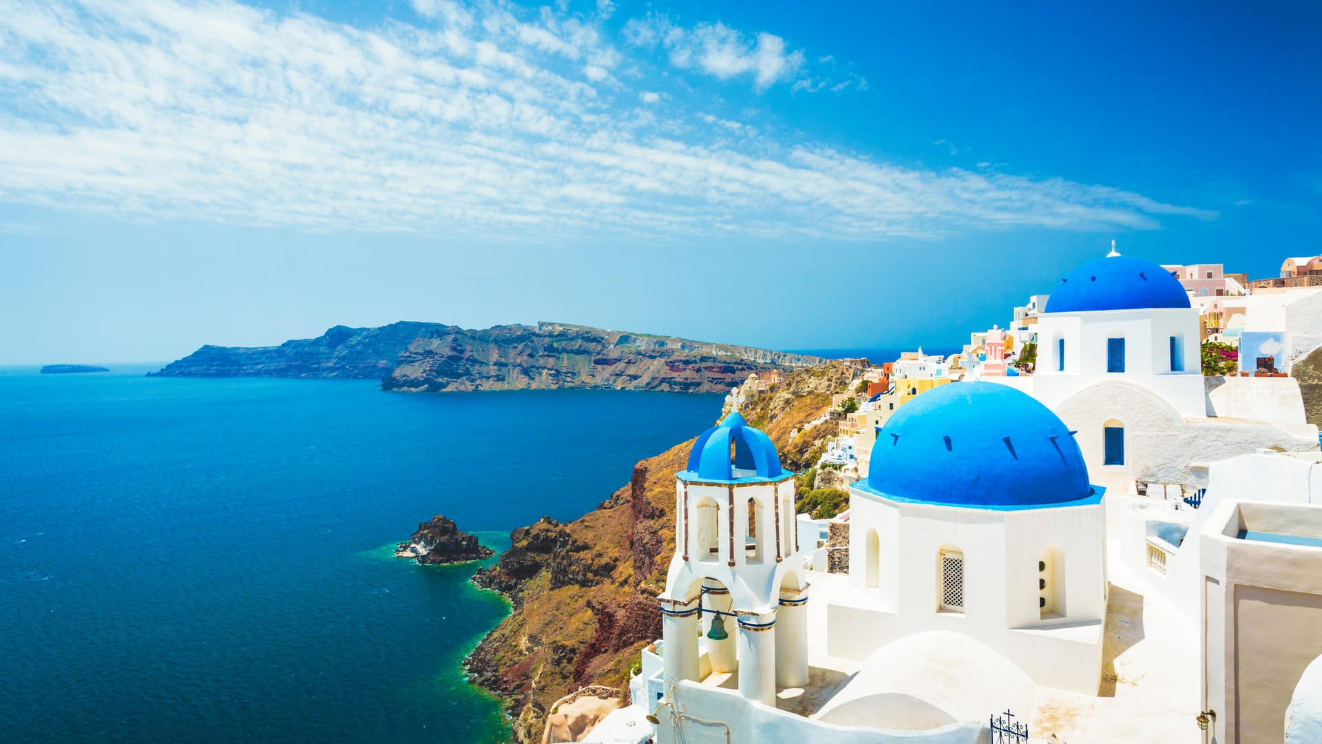 Insel Santorin: Auch sie zählt nun zu den Corona-Risikogebieten.