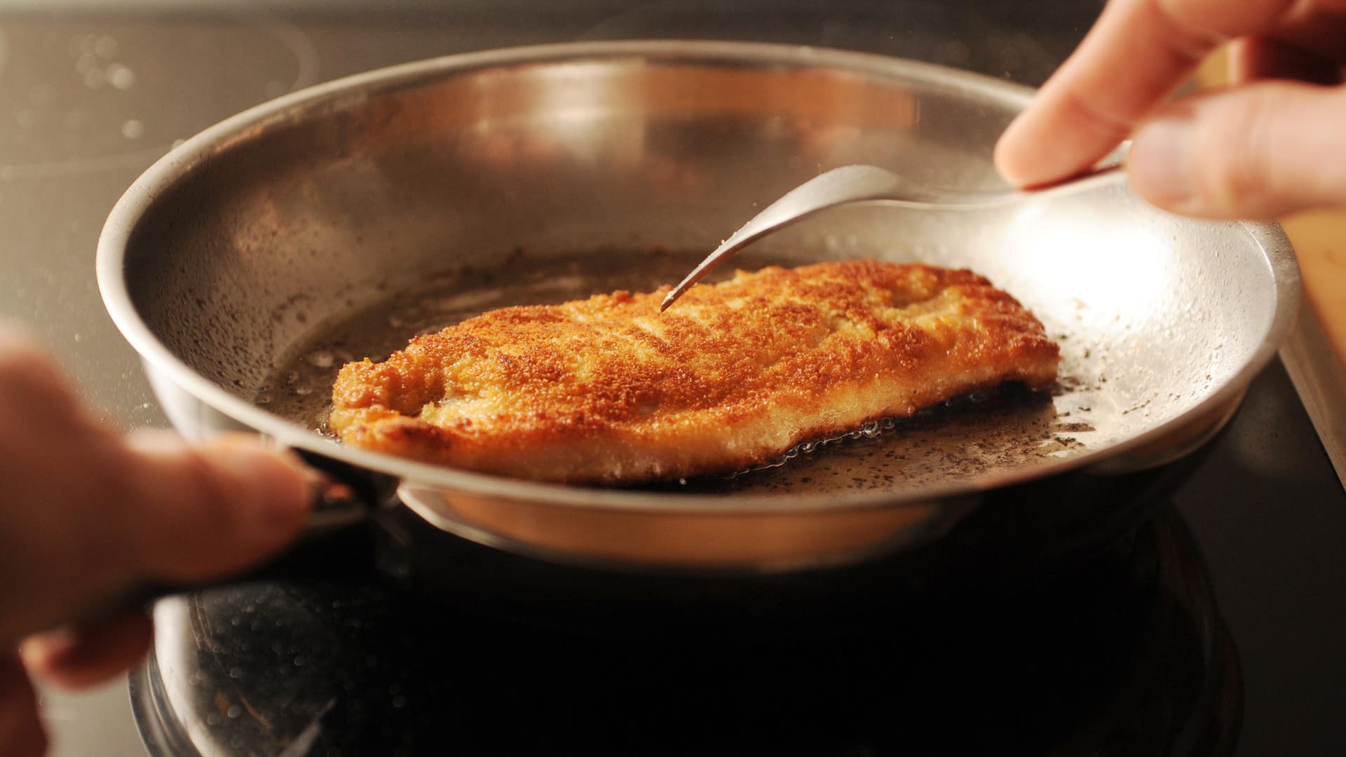 Schnitzel: Es ist eine bodenständige Mahlzeit und schnell zubereitet.