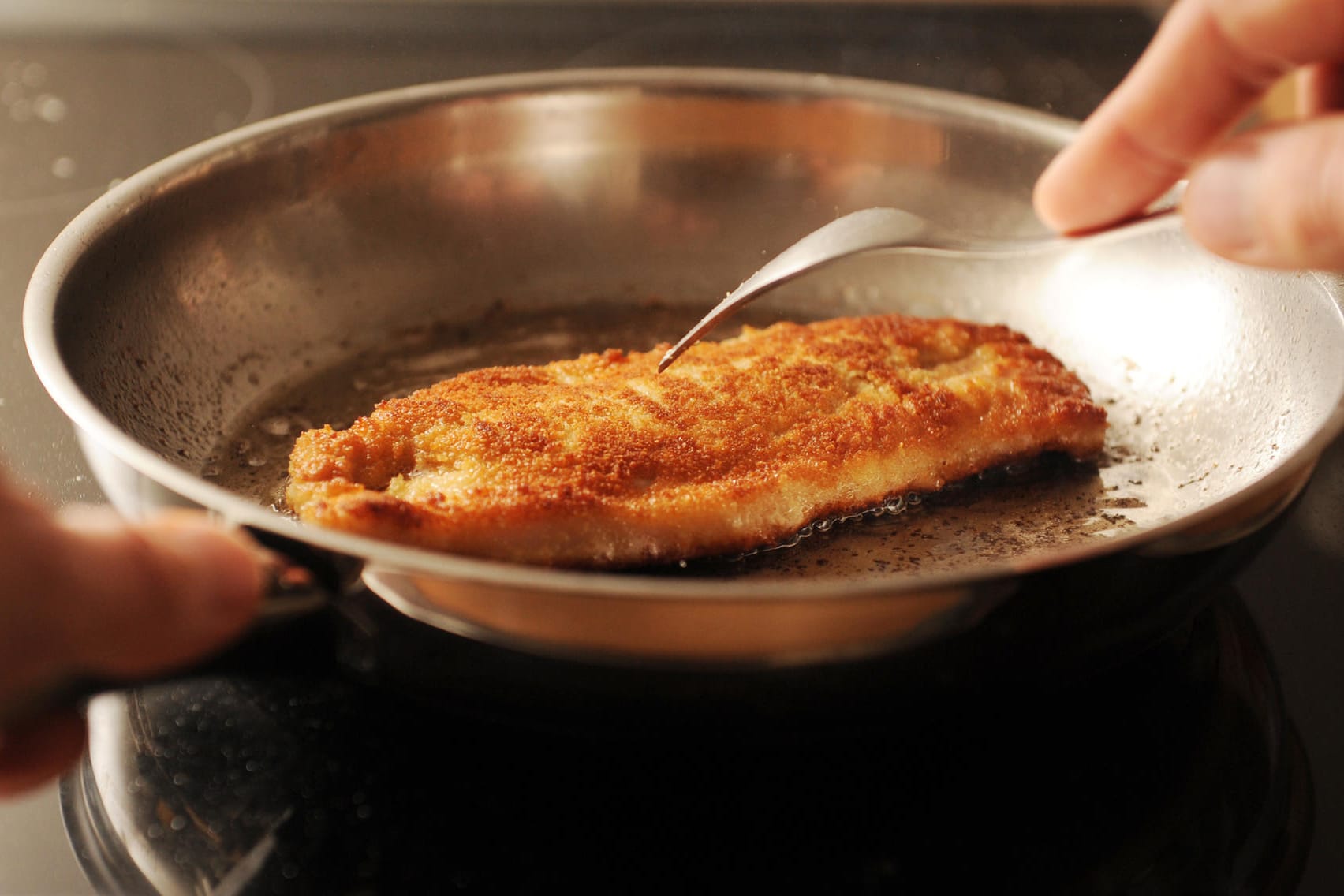 Schnitzel: Es ist eine bodenständige Mahlzeit und schnell zubereitet.