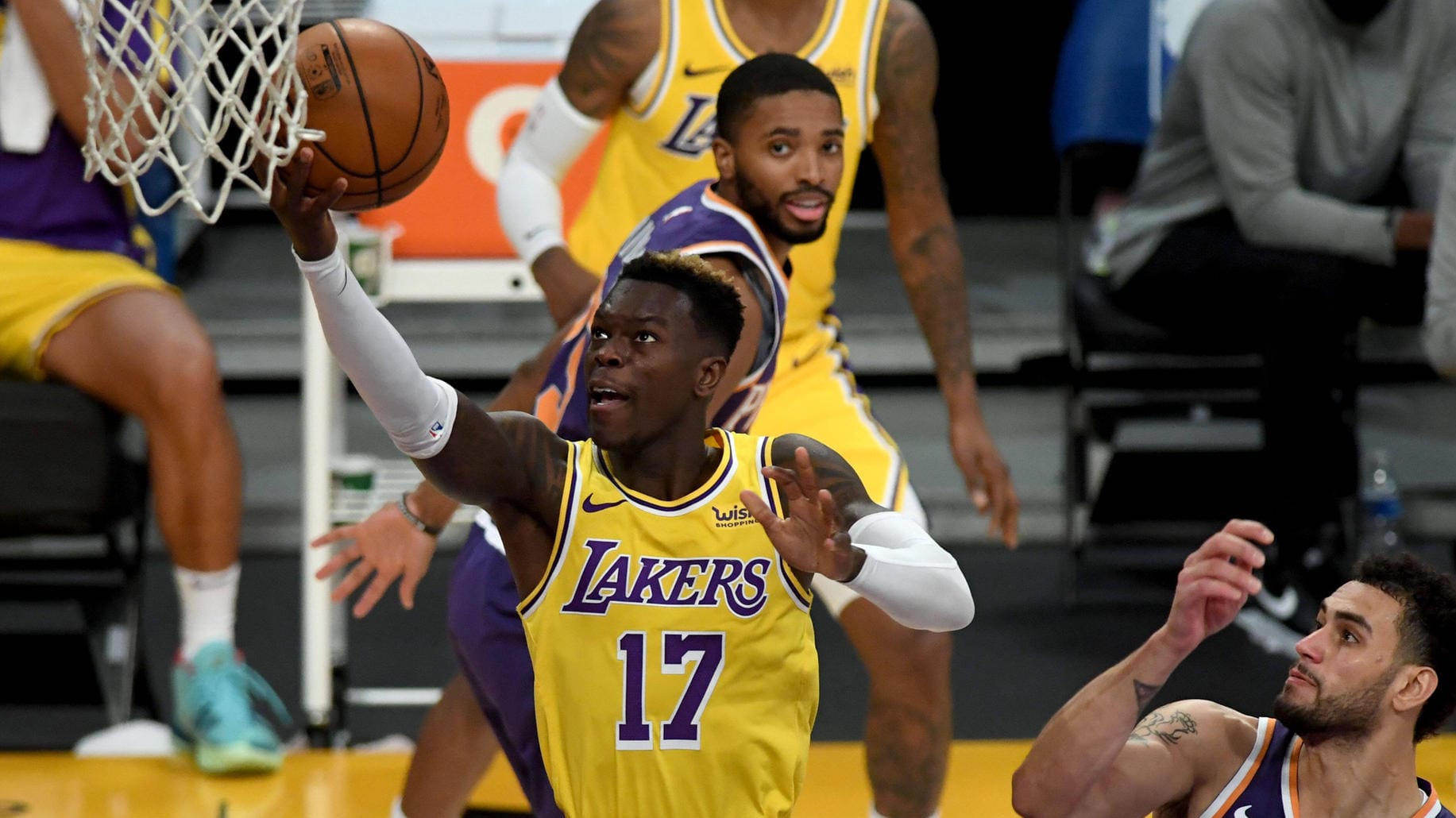 Dennis Schröder: Der Braunschweiger spielt seit dieser Saison beim amtierenden Meister, den Los Angeles Lakers.