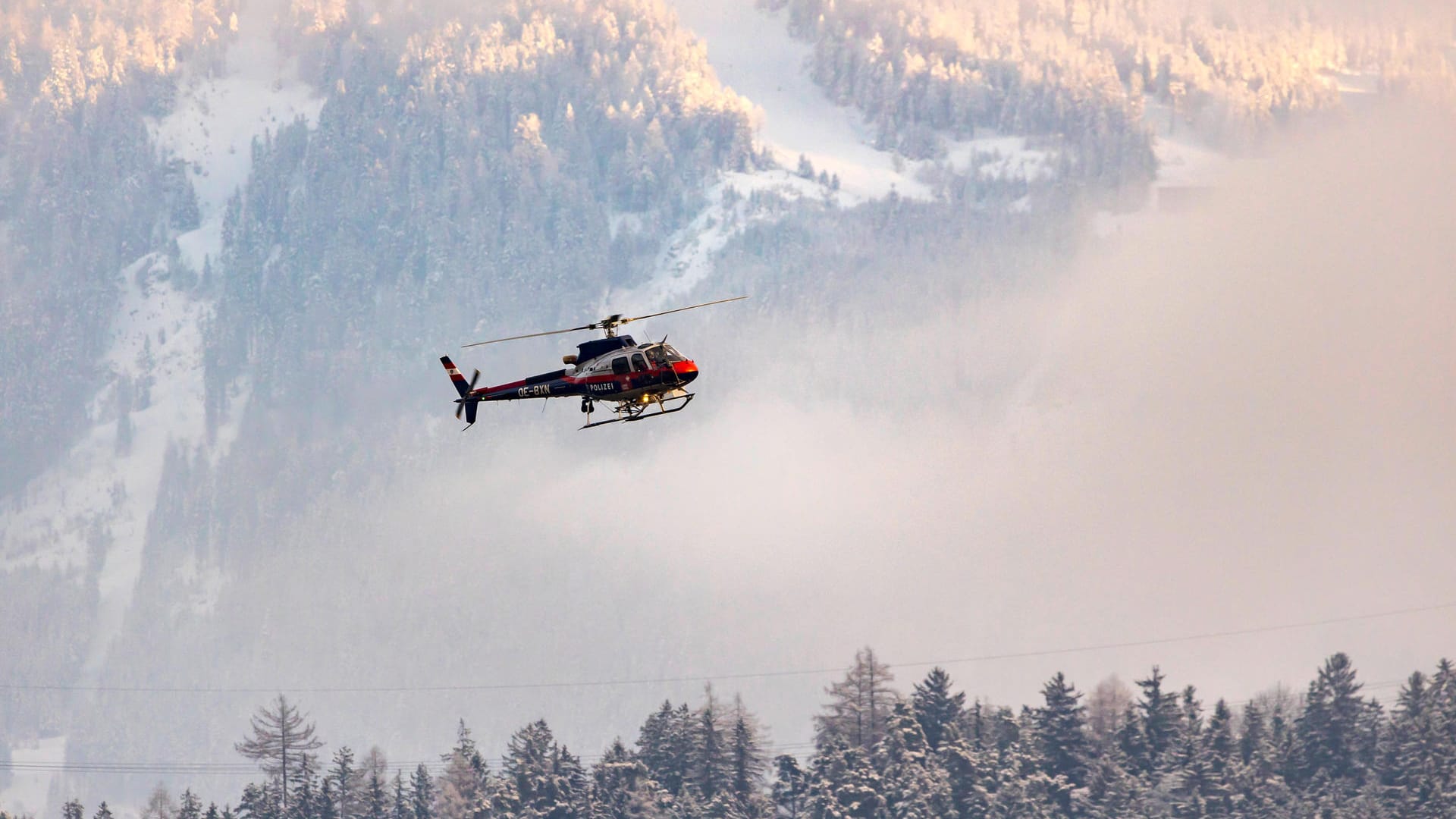Polizeihubschrauber in Österreich: Als die Rettungskräfte eintrafen, war die Frau bereits tot (Symbolbild). Polizeihubschrauber in Österreich: Als die Rettungskräfte eintrafen, war die Frau bereits tot (Symbolbild).