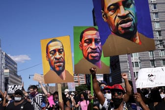Protest gegen Polizeigewalt an Afroamerikanern: Der Tod von George Floyd löste eine hitzige Debatte über Rassismus in den USA aus.