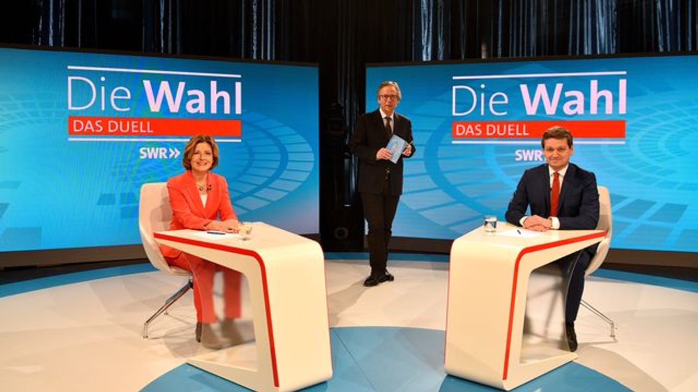 Malu Dreyer (SPD) und Christian Baldauf (CDU, r)