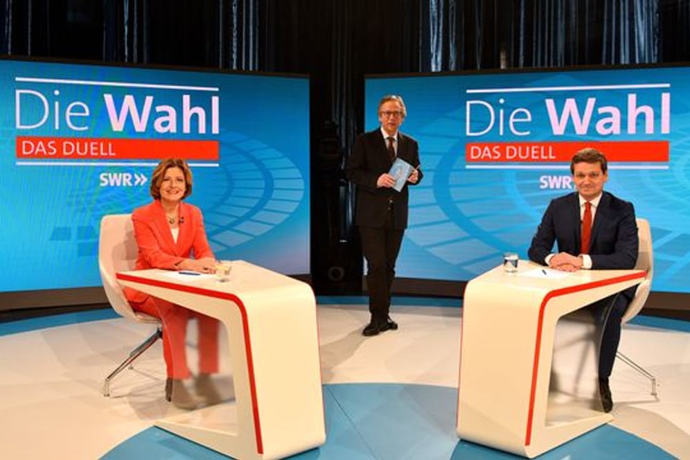 Malu Dreyer (SPD) und Christian Baldauf (CDU, r)