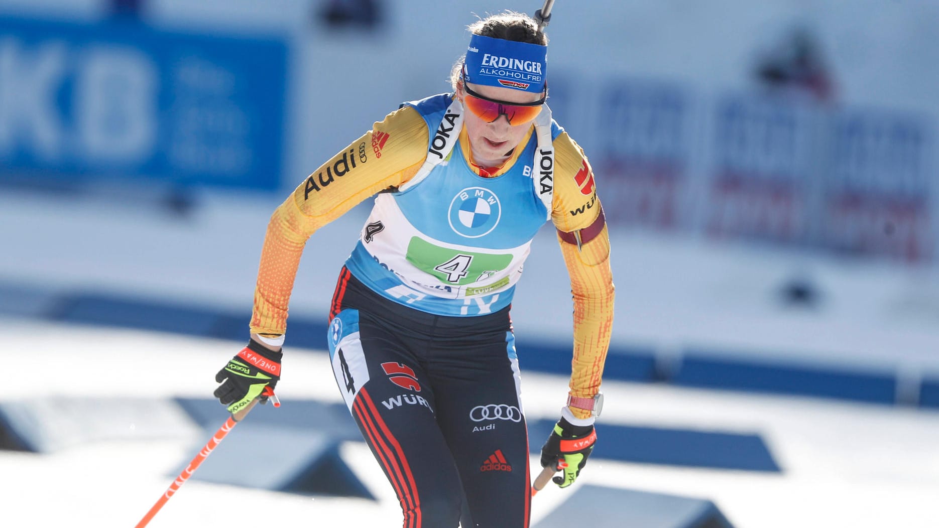 Beste Deutsche in Nove Mesto: Franziska Preuß.