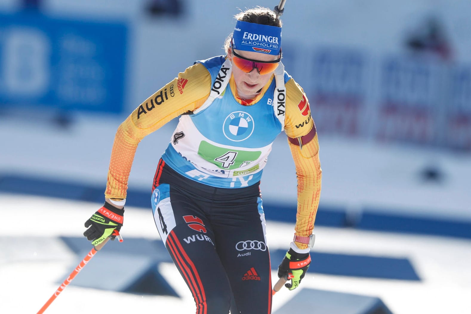 Beste Deutsche in Nove Mesto: Franziska Preuß.