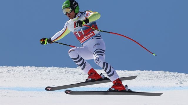 Andreas Sander verpatzte die Abfahrt in Saalbach.