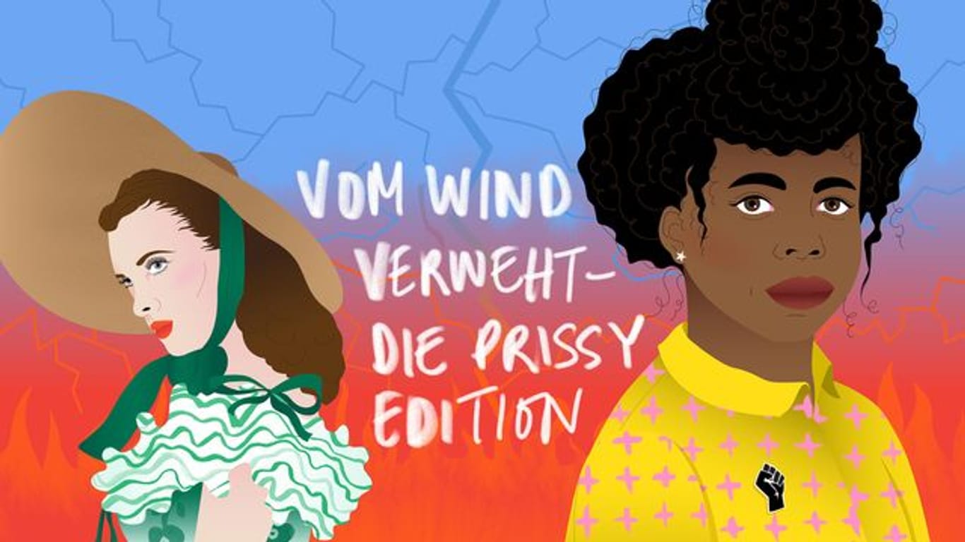 "Vom Wind verweht - Die Prissy Edition": ein schwarzes Kindermädchen steht im Vordergrund.