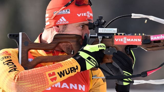 Arnd Peiffer erreichte das Podest im Sprint von Nove Mesto.