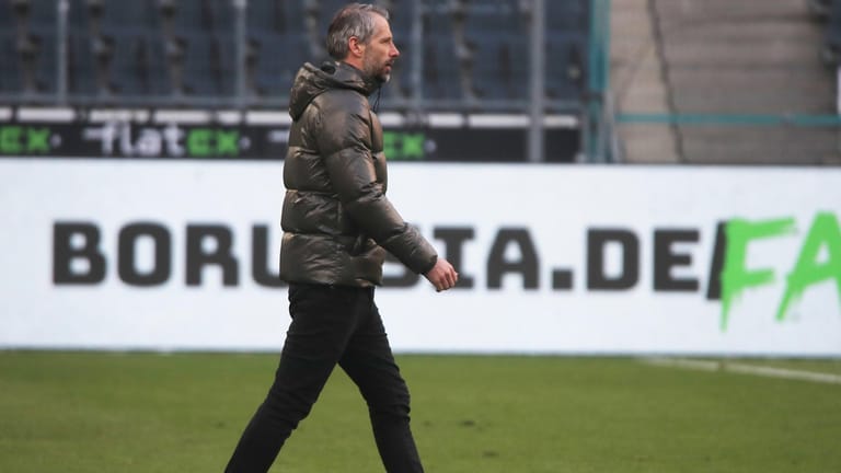Marco Rose: Der Gladbach-Coach hat seit Bekanntgabe seines Wechsels nach Dortmund alle Spiele verloren.
