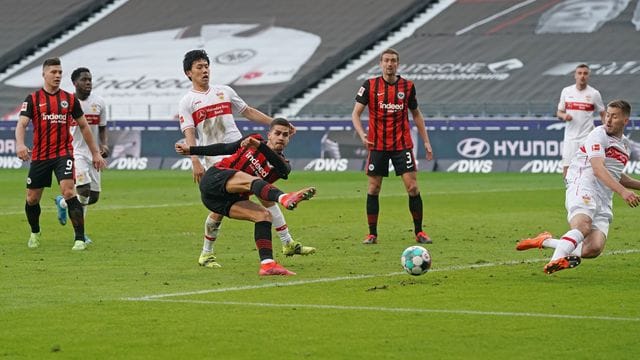 Eintracht Frankfurt spielte gegen den VfB Stuttgart nur 1:1.