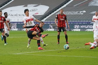 Eintracht Frankfurt spielte gegen den VfB Stuttgart nur 1:1.