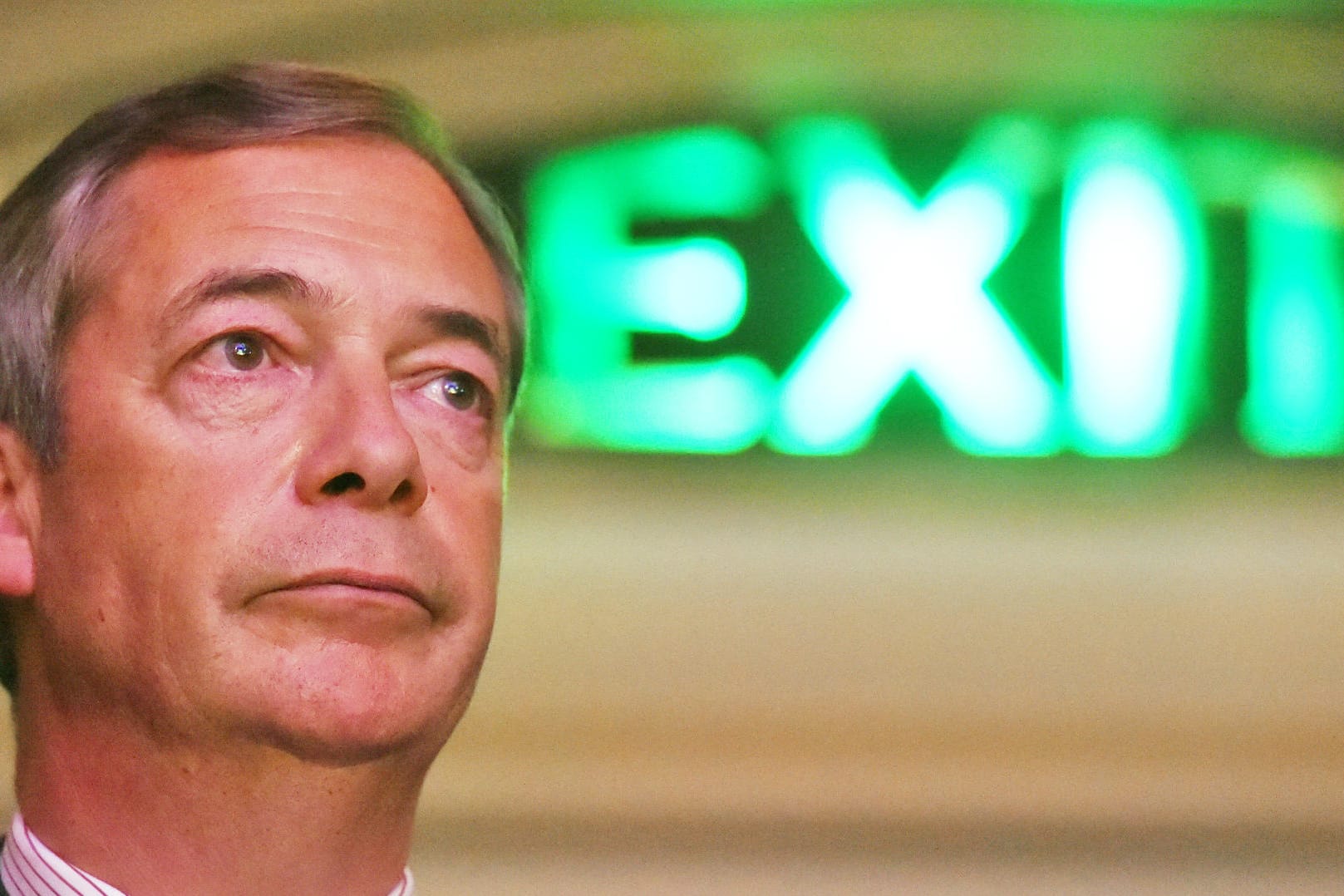 Nigel Farage, Vorsitzender der Brexit-Partei: Er kündigt seinen Rückzug nicht zum ersten Mal an – dieses Mal soll es aber das letzte Mal sein.