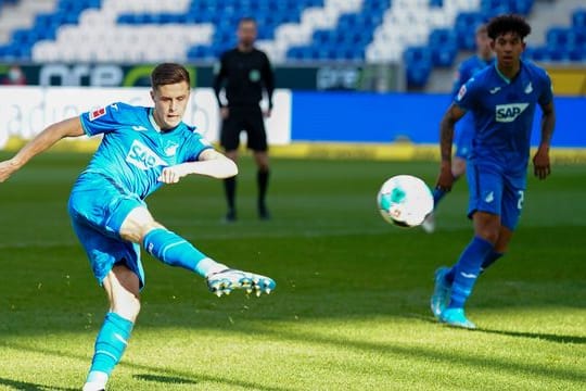 Christoph Baumgartner traf für Hoffenheim gegen Wolfsburg.